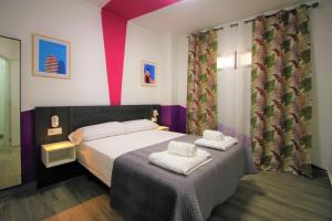 Posteľ alebo postele v izbe v ubytovaní CASATURIS NEWON APARTAMENTOS en EL CAMPELLO