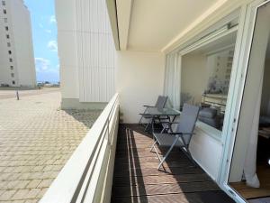 Balkón nebo terasa v ubytování Ferienpark Sierksdorf App 369 - Strandlage