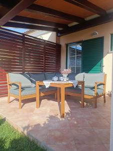 Patio nebo venkovní prostory v ubytování Apartment Leonarda