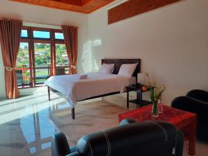 Juma cottages客房内的一张或多张床位