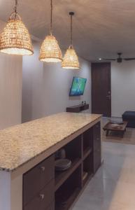 Luxury Condo for 4 Casa Azul TV 또는 엔터테인먼트 센터