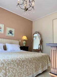 Ένα ή περισσότερα κρεβάτια σε δωμάτιο στο Villa Zose' luz
