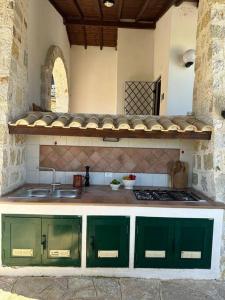Η κουζίνα ή μικρή κουζίνα στο Casa Bruno