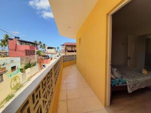 Μπαλκόνι ή βεράντα στο Porto de Galinhas, Maracaipe, piscina, mar a 130m