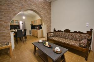 Kuchyň nebo kuchyňský kout v ubytování West Crete House