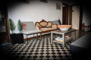 A seating area at Nymph