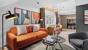 Istumisnurk majutusasutuses Boutique Hotel Wellenberg