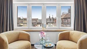Istumisnurk majutusasutuses Boutique Hotel Wellenberg