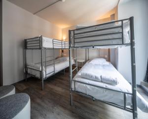 Cama o camas de una habitación en Hotel Bristol