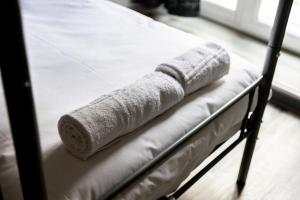 Cama o camas de una habitación en Hotel Bristol