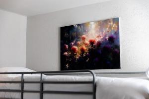 Cama o camas de una habitación en Hotel Bristol