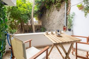 A patio or other outdoor area at Athens Escape