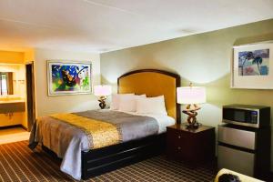 Cama ou camas em um quarto em Palmetto Inn & Suites by OYO Orangeburg