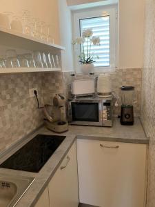 Hvar Deluxe Rooms的厨房或小厨房