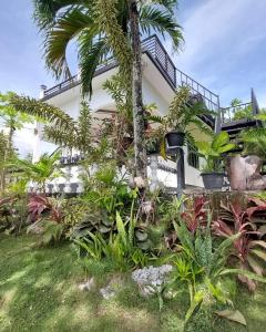 a house with a lot of plants in front of it at Matteo's hus VILLA RENTAL in Zamboanguita