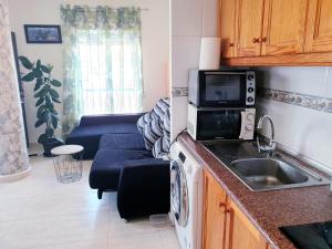 Kuchyň nebo kuchyňský kout v ubytování Apartamento Rivera
