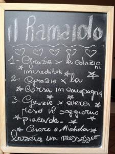 B&B Il Ramaiolo tanúsítványa, márkajelzése vagy díja