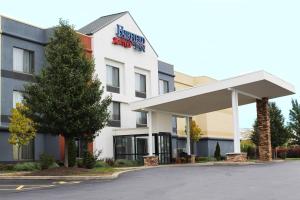 a rendering of the front of a hotel at Fairfield by Marriott Rochester Henrietta/University Area in Henrietta