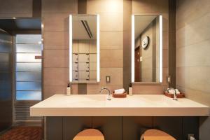 Koupelna v ubytování Super Hotel Utsunomiya