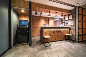 TV a/nebo společenská místnost v ubytování Super Hotel Utsunomiya