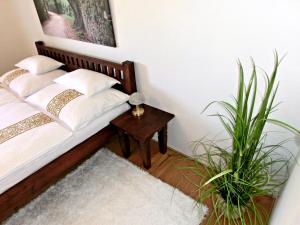 
Ein Bett oder Betten in einem Zimmer der Unterkunft Ferienhaus Sonnenhorst
