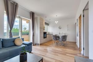 Η κουζίνα ή μικρή κουζίνα στο TEONA Luxury Apartment with terrace