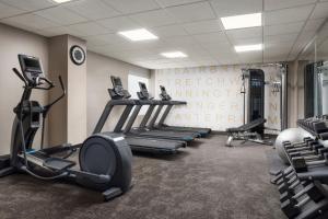 Fitness centrum a/nebo fitness zařízení v ubytování Residence Inn Mount Olive At International Trade Center