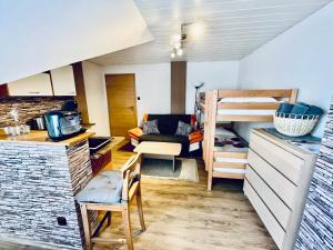 Köök või kööginurk majutusasutuses Apartmány v ráji (Českém)