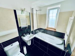 Vannituba majutusasutuses Apartmány v ráji (Českém)