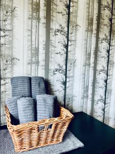 Istumisnurk majutusasutuses Apartmány v ráji (Českém)