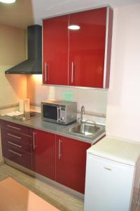Una cocina o zona de cocina en Hotel Apartamentos Don Juan I