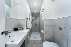 Koupelna v ubytování B&B il Rifugio