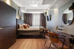 Postel nebo postele na pokoji v ubytování Hotel Point