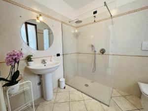 Koupelna v ubytování Casa Ulivi Silver