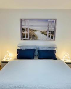 Postel nebo postele na pokoji v ubytování Apartment Am Haullenbach
