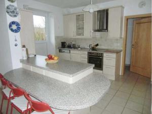 Køkken eller tekøkken på Ferienwohnung Jannsen