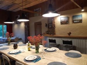 Posezení v ubytování BnB Ferme Beauregard Les Pyrénées