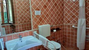 Koupelna v ubytování Antico Borghetto - Casa Vacanze