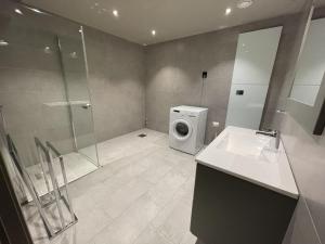 Ένα μπάνιο στο Riddertunet apartment 104 - in the center of Beitostølen +7 φωτογραφίες