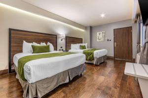 Postel nebo postele na pokoji v ubytování Quality Inn Chihuahua San Francisco
