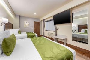 Postel nebo postele na pokoji v ubytování Quality Inn Chihuahua San Francisco