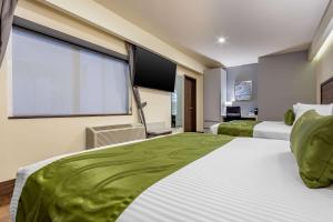 Postel nebo postele na pokoji v ubytování Quality Inn Chihuahua San Francisco