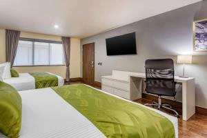 Postel nebo postele na pokoji v ubytování Quality Inn Chihuahua San Francisco