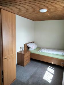 Postel nebo postele na pokoji v ubytování Ferienwohnung Odorfer