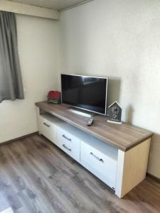 TV a/nebo společenská místnost v ubytování Ferienwohnung Odorfer