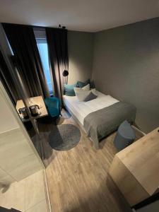 Voodi või voodid majutusasutuse Hotel Falkenturm toas