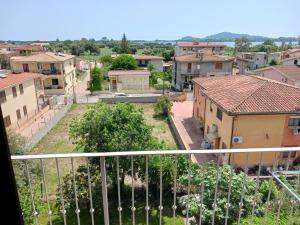 a view from the balcony of a small town at Le Porte del Sole in Girasole