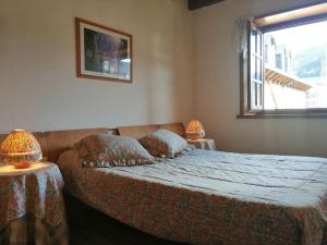 Postel nebo postele na pokoji v ubytování Apartamento amplio y con jardín Cosmos 1