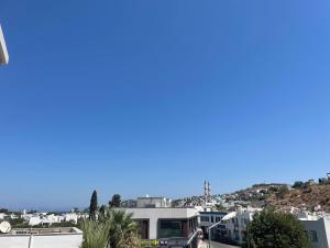 a view of the city from the roof of a building at Villa Oliva Butik Hotel in Bodrum City