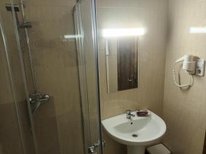 Kúpeľňa v ubytovaní Hostal Can Jaume